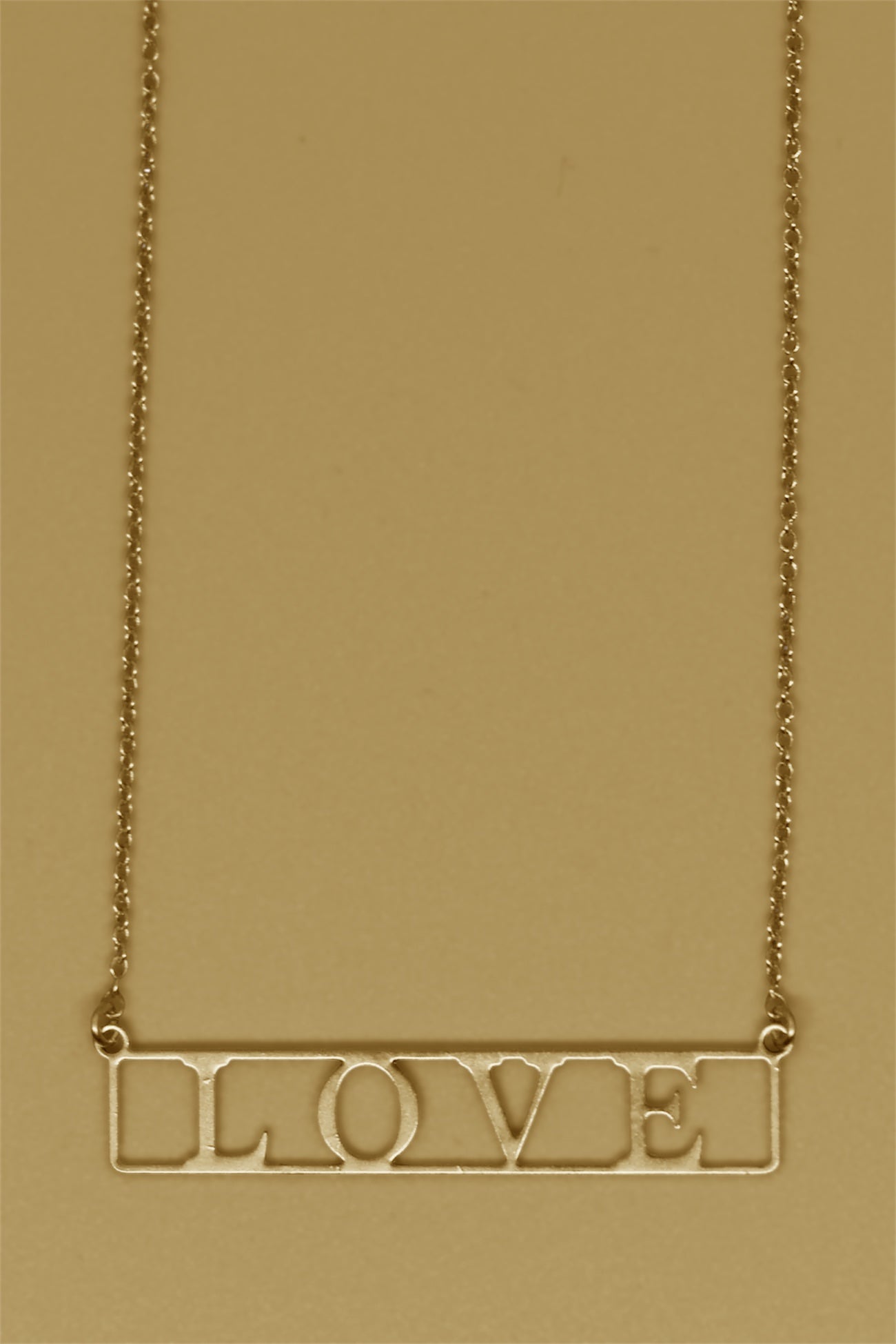 Love 18k Gold Plated Necklaces