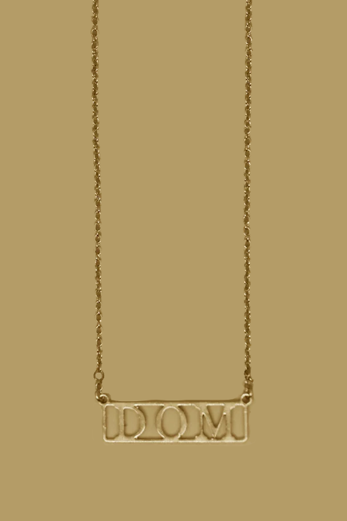 Dom Necklace 18k Gold Plated Necklace
