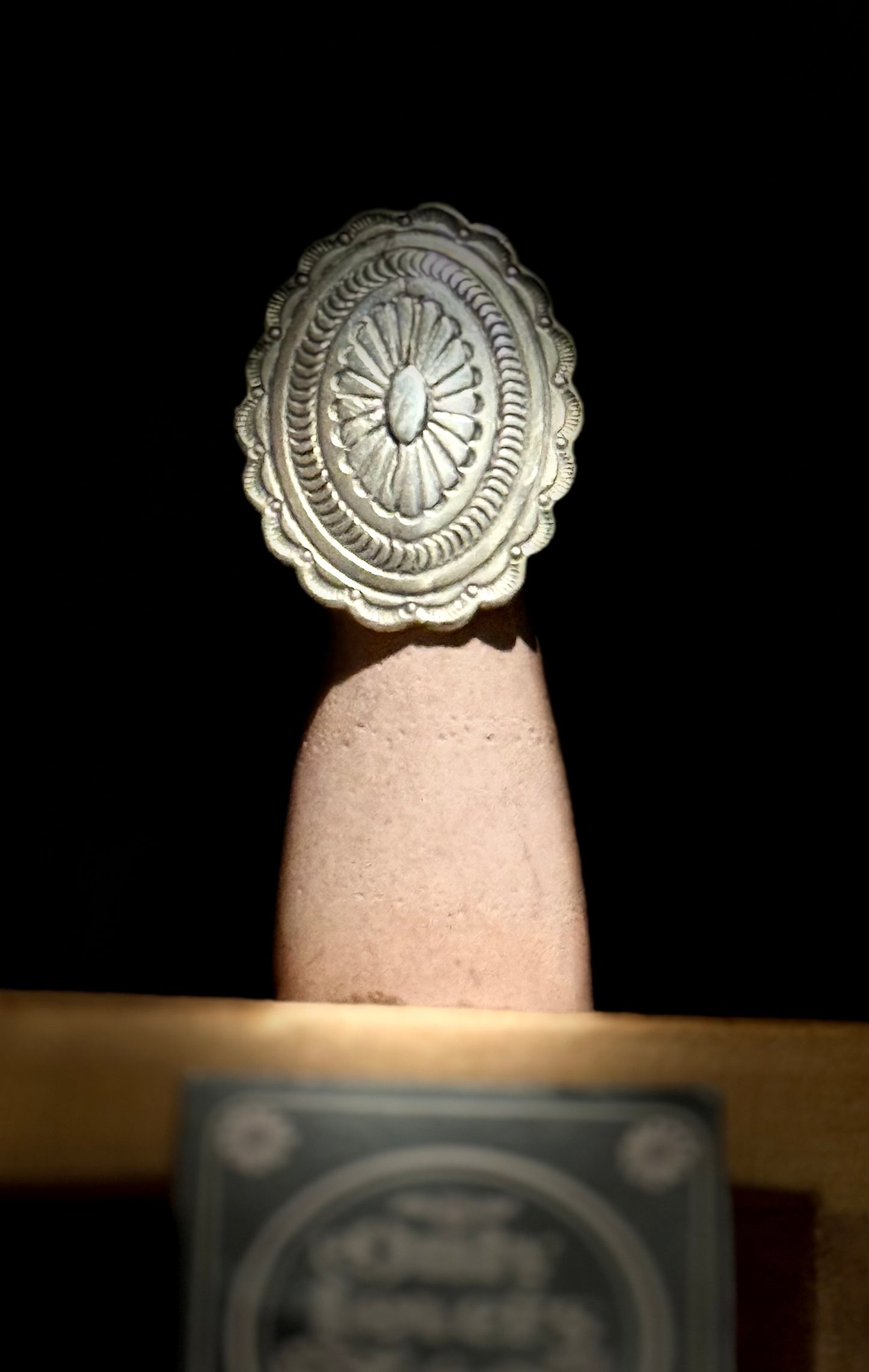 Handmade Sterling Concho Ring
