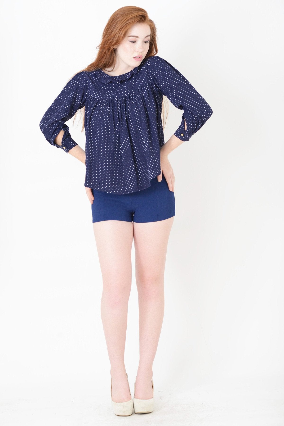 Lilly Dotted Blouse