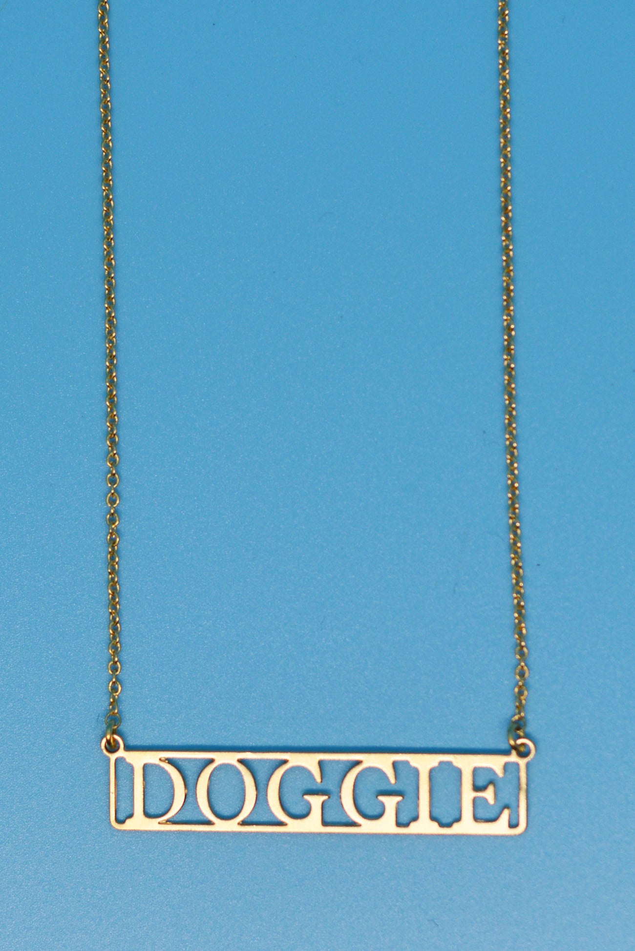 Doggie 18k Gold Plated Necklace