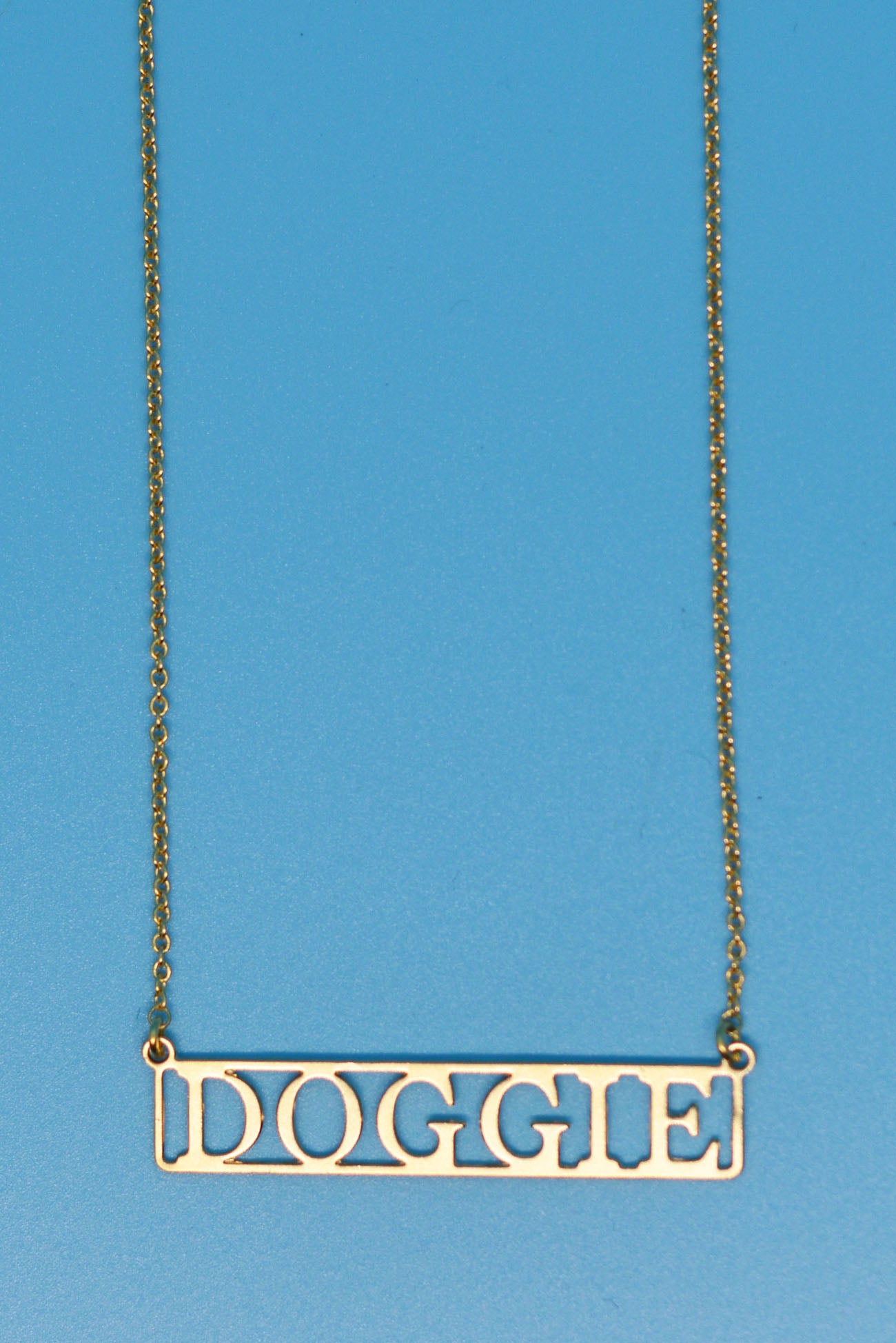 Doggie 18k Gold Plated Necklace