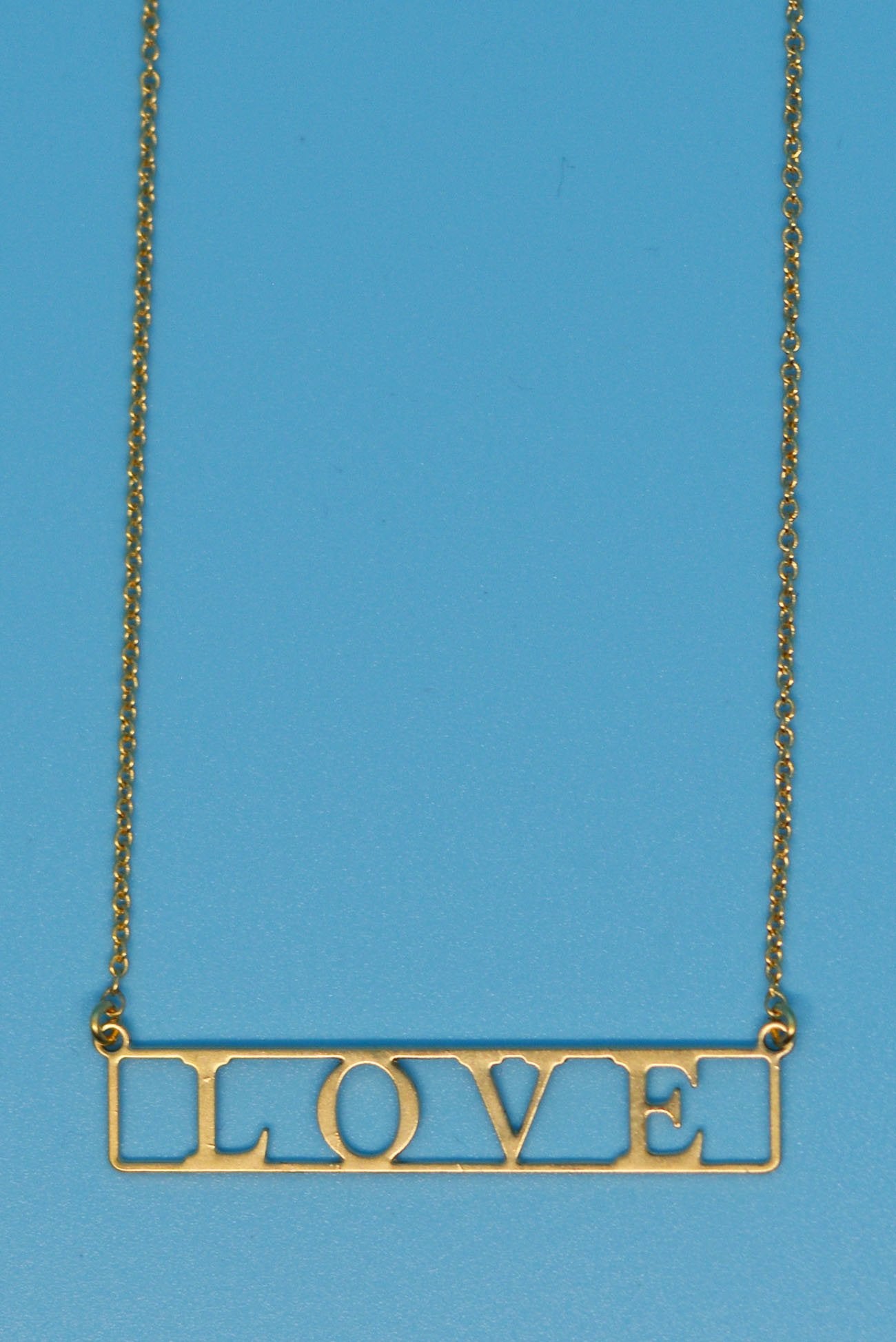 Love 18k Gold Plated Necklaces