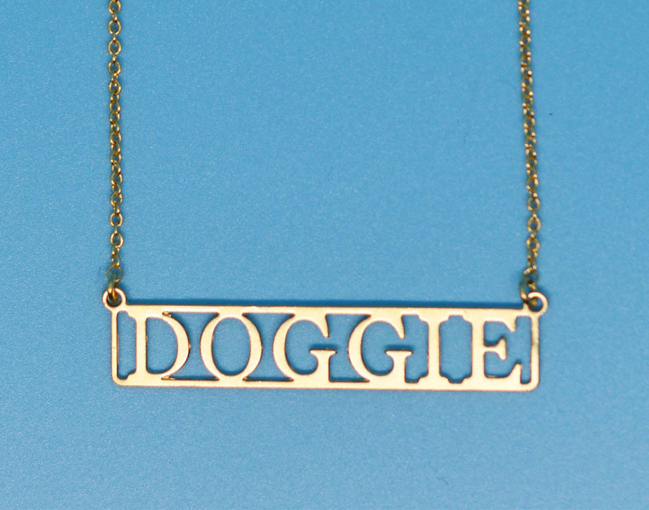 Doggie 18k Gold Plated Necklace