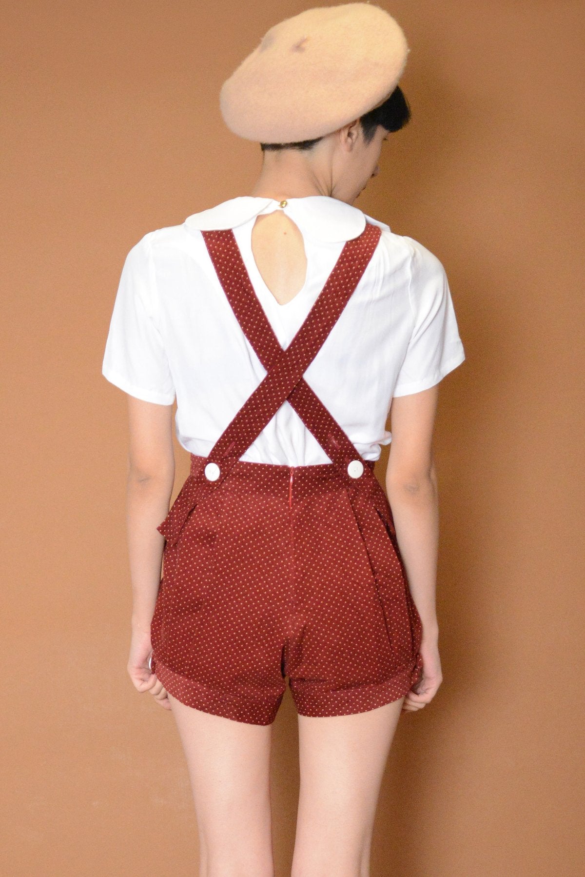 Red Claude Heart Coverall