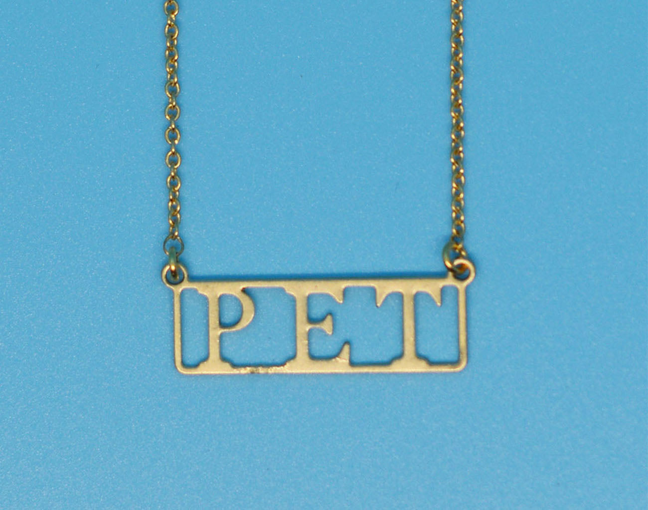 Pet 18k Gold Plated Necklace