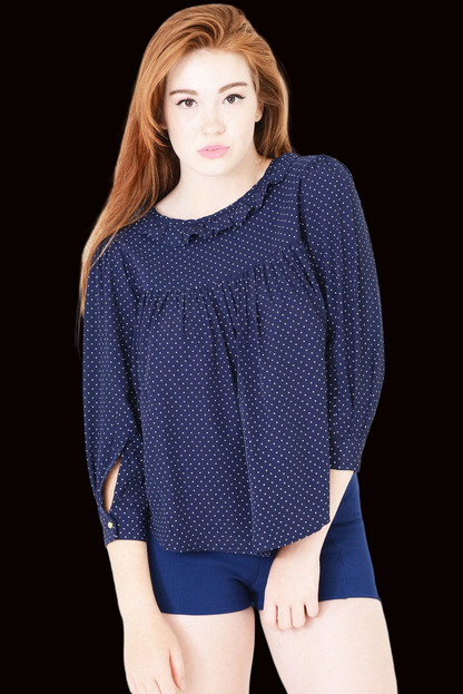 Lilly Dotted Blouse