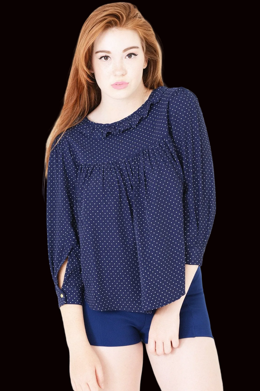 Lilly Dotted Blouse
