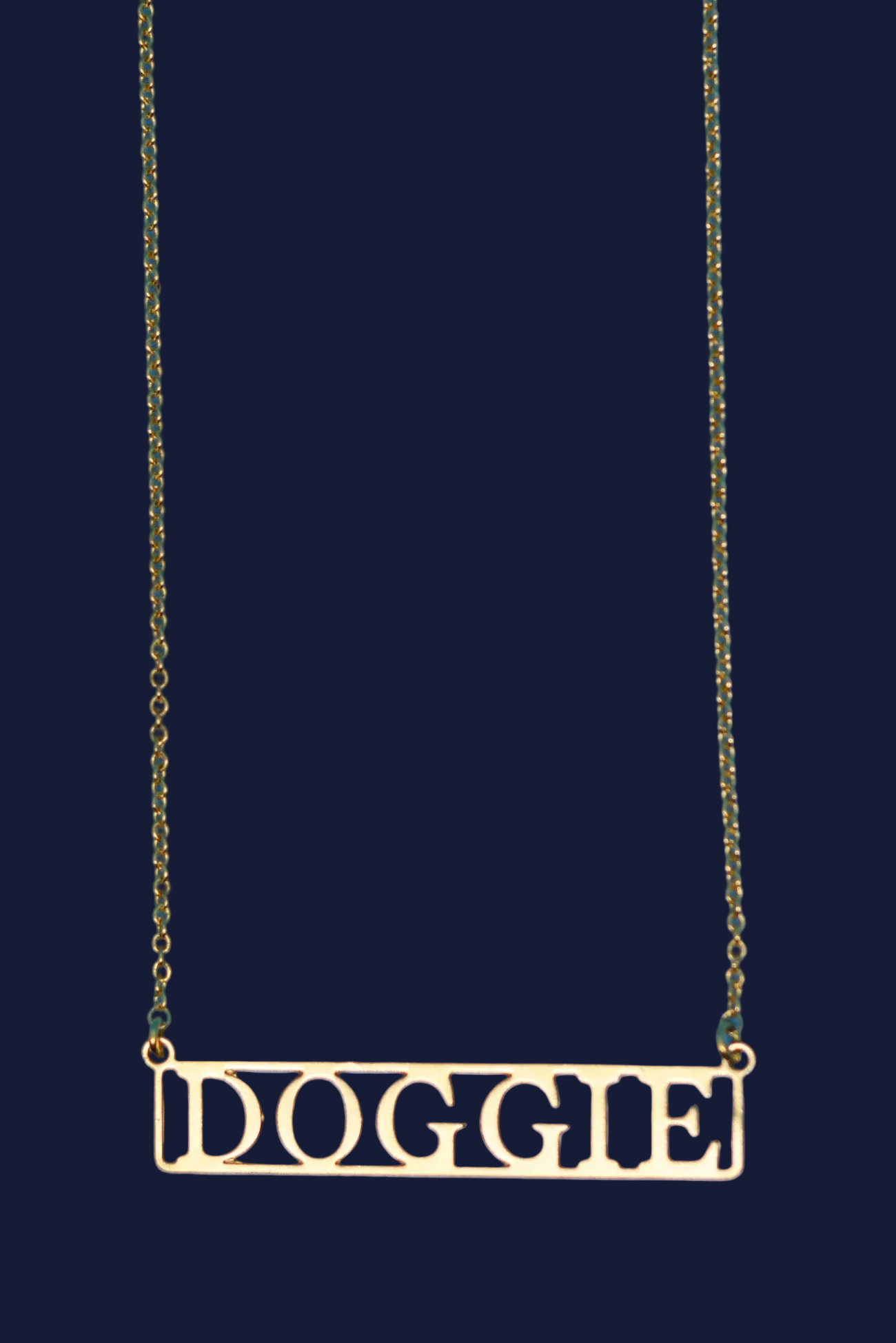 Doggie 18k Gold Plated Necklace