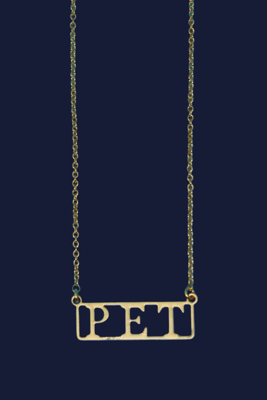 Pet 18k Gold Plated Necklace