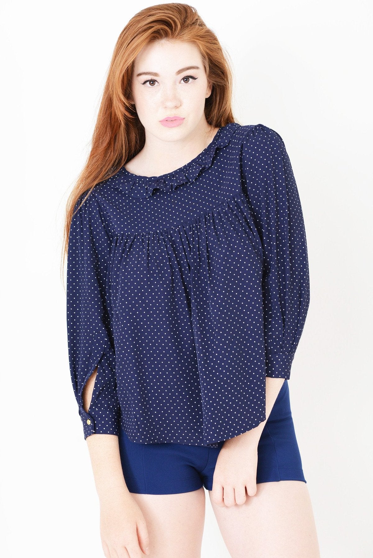 Lilly Dotted Blouse